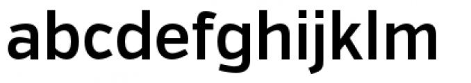 Verb Condensed Semibold Font LOWERCASE