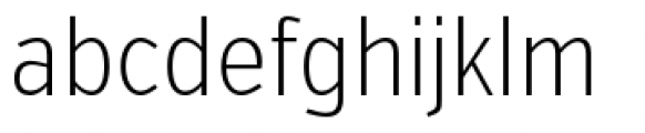 Verb Extra Condensed Extra Light Font LOWERCASE