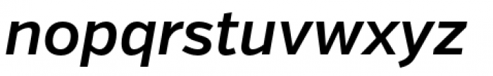 Verb Semibold Italic Font LOWERCASE