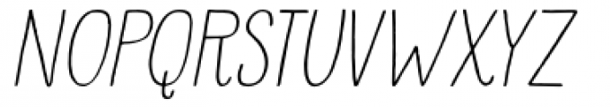 Vermilion Italic Font UPPERCASE