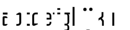 Vermouth Thin Font LOWERCASE