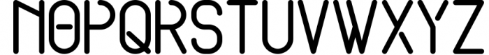 Venditum Typeface Font UPPERCASE