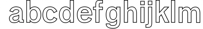 Vengeance Sans Serif Typeface 1 Font LOWERCASE