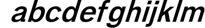 Vengeance Sans Serif Typeface 2 Font LOWERCASE