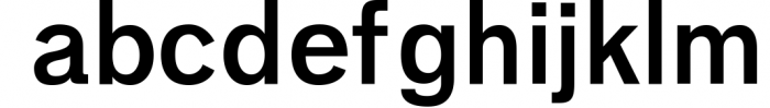 Vengeance Sans Serif Typeface 4 Font LOWERCASE
