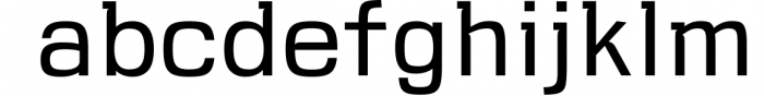 VersaBlock Sharp Geometric Font 3 Font LOWERCASE