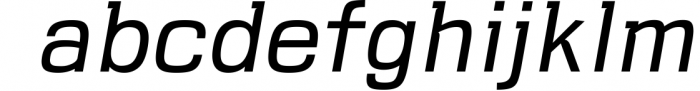VersaBlock Sharp Geometric Font 5 Font LOWERCASE