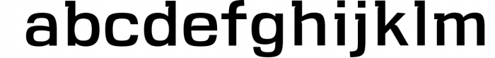 VersaBlock Sharp Geometric Font 6 Font LOWERCASE