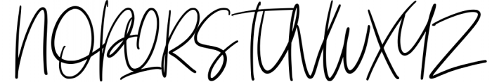 Vesterly Signature Handwritten Font UPPERCASE