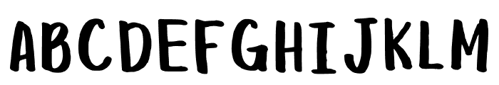 Vee With A Marker Regular Font UPPERCASE