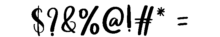 Vegan Font OTHER CHARS