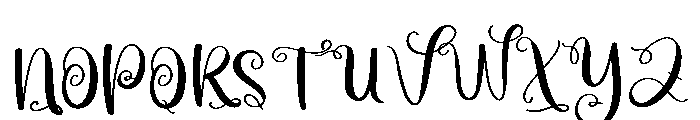 Vegan Font UPPERCASE