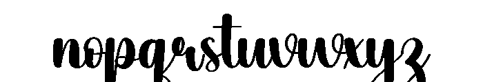 Vegan Font LOWERCASE