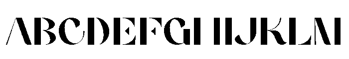 Veginia Font UPPERCASE