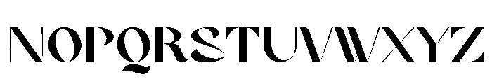 Veginia Font UPPERCASE