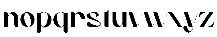 Veginia Font LOWERCASE