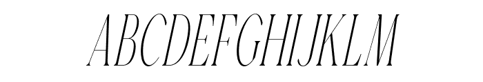 Veliora Demo Italic Font UPPERCASE