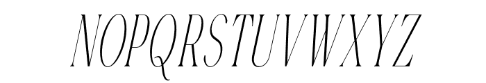 Veliora Demo Italic Font UPPERCASE