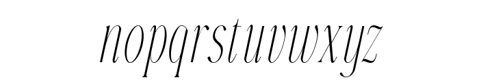 Veliora Demo Italic Font LOWERCASE
