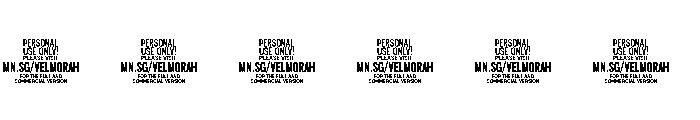 Velmorah PERSONAL USE PERSONAL USE ONLY Font OTHER CHARS