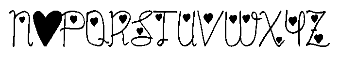 Velove Font UPPERCASE