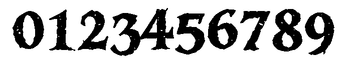 Vengeance at Sea Font OTHER CHARS