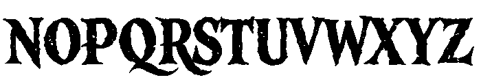 Vengeance at Sea Font LOWERCASE