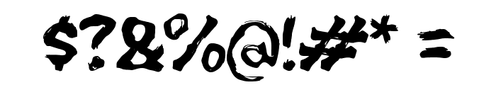 Venomua Font OTHER CHARS