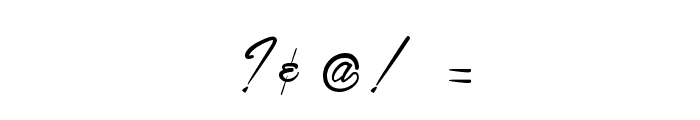 Ventilla Script Font OTHER CHARS