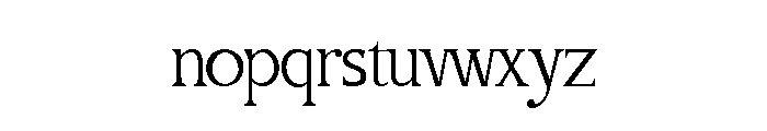 Ventura Times Font LOWERCASE
