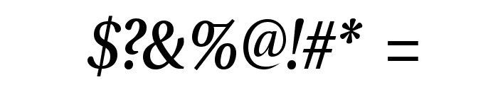 VenturisADFNo2Med-Italic Font OTHER CHARS