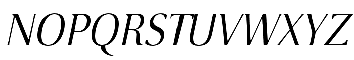 VenturisSansADFLt-Italic Font UPPERCASE