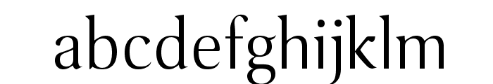 VenturisSansADFLt-Regular Font LOWERCASE