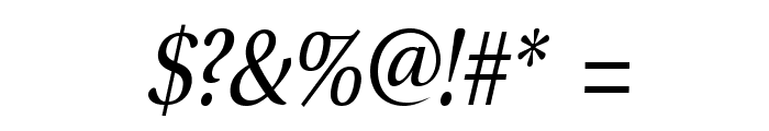 VenturisSansADFNo2-Italic Font OTHER CHARS