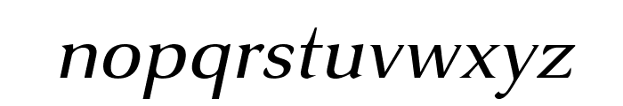 VenturisSansADFNo2-Italic Font LOWERCASE