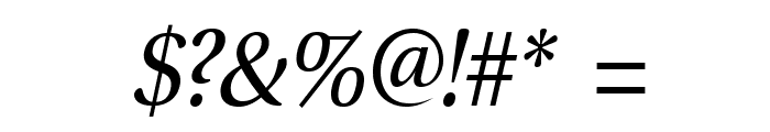 VenturisSansADFNo2Ex-Italic Font OTHER CHARS