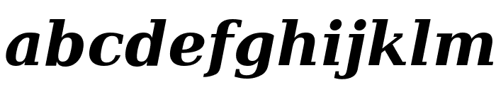Verajja Serif Bold Italic Font LOWERCASE