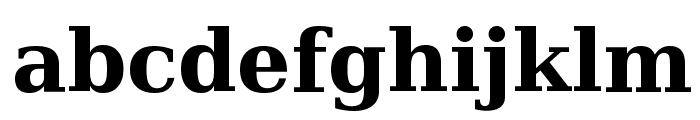 Verajja Serif Bold Font LOWERCASE