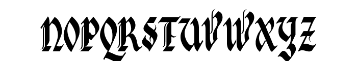 Verona Gothic Font UPPERCASE