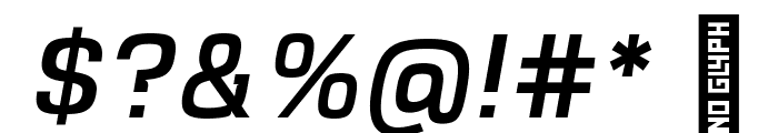 VersaBlock Regular Oblique Font OTHER CHARS