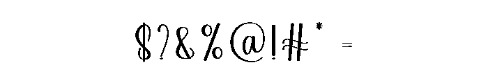 Versatile Font OTHER CHARS