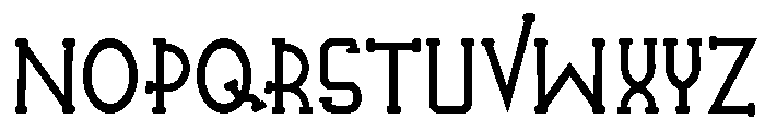 Veruzza Font UPPERCASE