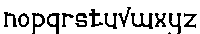 Veruzza Font LOWERCASE