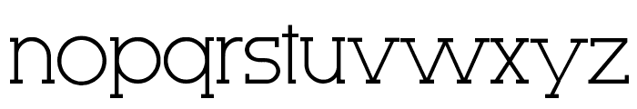 Very Fine Serif Font LOWERCASE