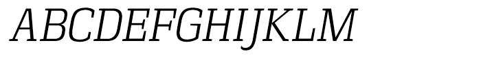 Vectipede Light Italic Font UPPERCASE
