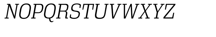 Vectipede Light Italic Font UPPERCASE