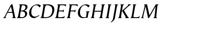 Vega Italic Font UPPERCASE