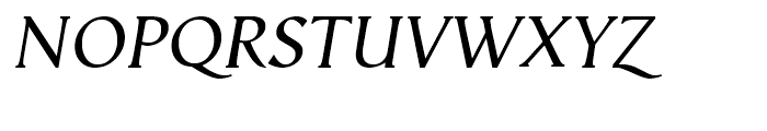 Vega Italic Font UPPERCASE