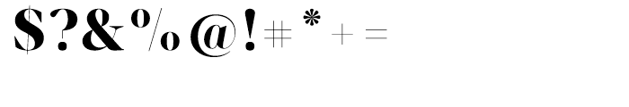 Velino Display Black Font OTHER CHARS