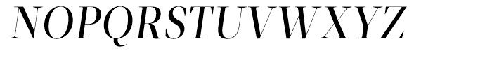 Velino Display Book Italic Font UPPERCASE